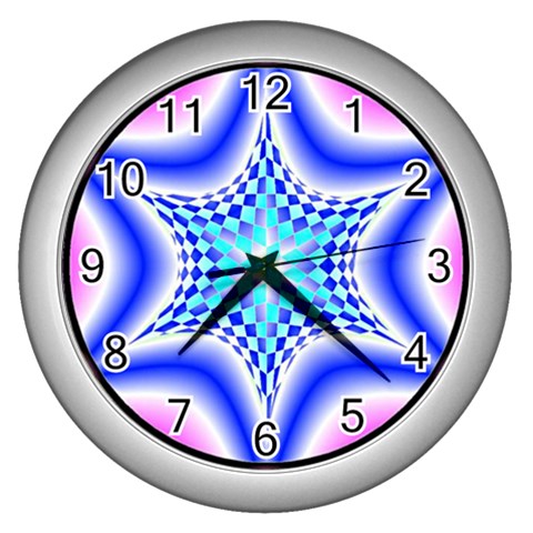 Space  n Time Wall Clock (Silver) from ArtsNow.com Front