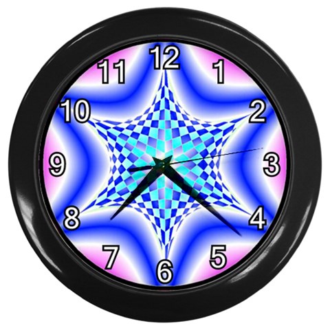 Space  n Time Wall Clock (Black) from ArtsNow.com Front