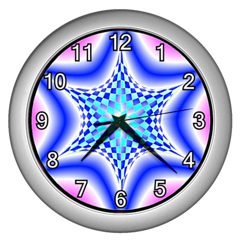 Space  n Time Wall Clock (Silver) from ArtsNow.com Front