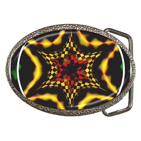 Space  n Time Belt Buckle from ArtsNow.com Front