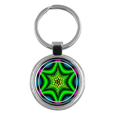 Space  n Time Key Chain (Round) from ArtsNow.com Front