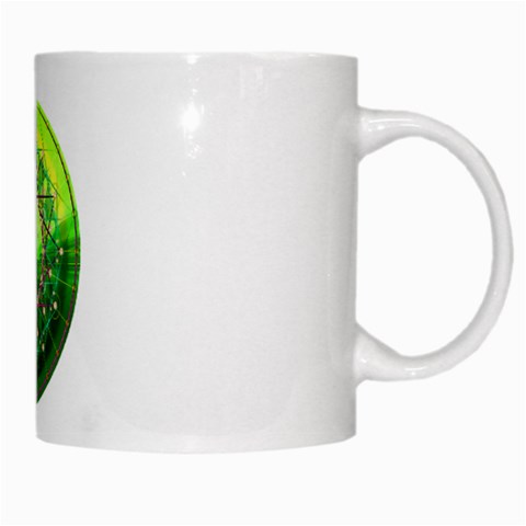 Synchronicity White Mug from ArtsNow.com Right