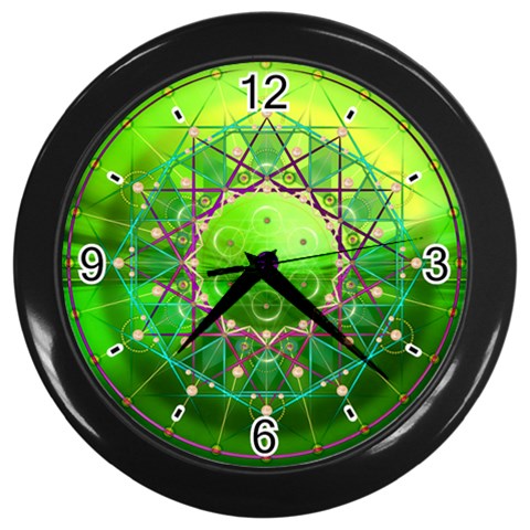 Synchronicity Wall Clock (Black) from ArtsNow.com Front