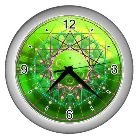 Synchronicity Wall Clock (Silver) from ArtsNow.com Front