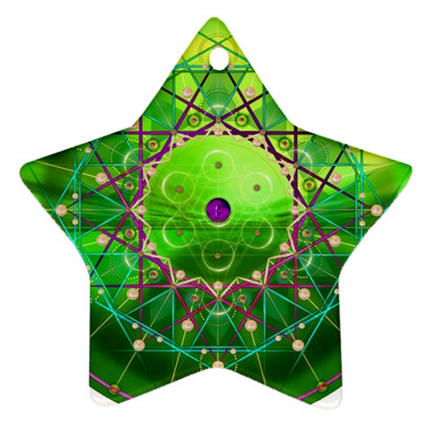 Synchronicity Ornament (Star) from ArtsNow.com Front