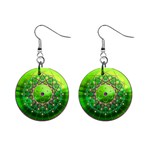 Synchronicity 1  Button Earrings