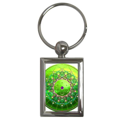 Synchronicity Key Chain (Rectangle) from ArtsNow.com Front