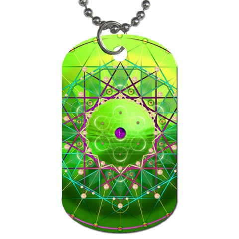 Synchronicity Dog Tag (One Side) from ArtsNow.com Front