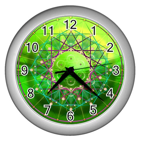 Synchronicity Wall Clock (Silver) from ArtsNow.com Front