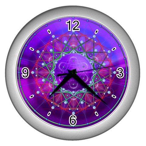 Synchronicity Wall Clock (Silver) from ArtsNow.com Front