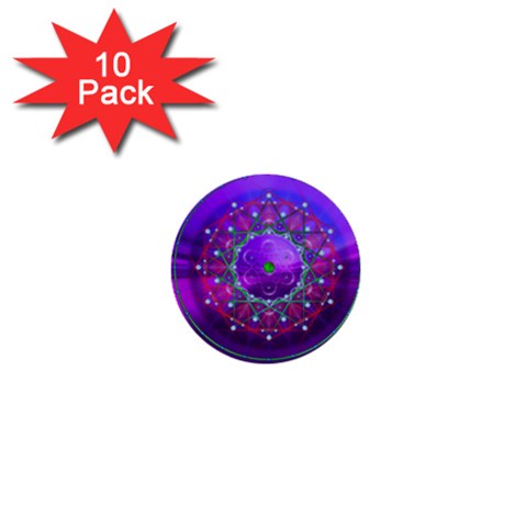 Synchronicity 1  Mini Button (10 pack)  from ArtsNow.com Front