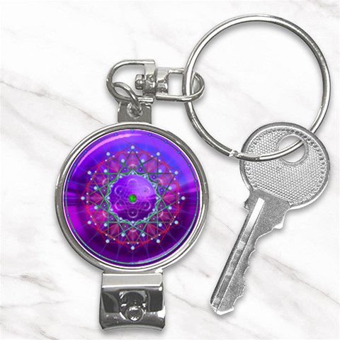 Synchronicity Nail Clippers Key Chain from ArtsNow.com Front