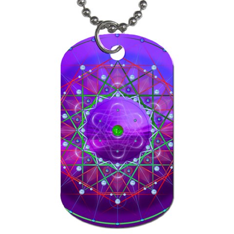 Synchronicity Dog Tag (One Side) from ArtsNow.com Front