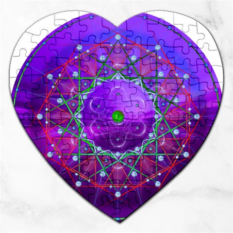 Synchronicity Jigsaw Puzzle (Heart) from ArtsNow.com Front