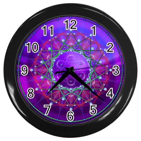 Synchronicity Wall Clock (Black) from ArtsNow.com Front