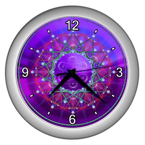 Synchronicity Wall Clock (Silver) from ArtsNow.com Front