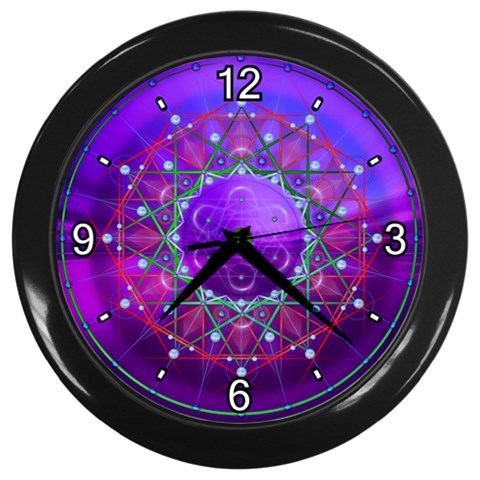 Synchronicity Wall Clock (Black) from ArtsNow.com Front