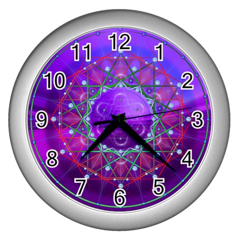 Synchronicity Wall Clock (Silver) from ArtsNow.com Front