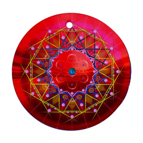 Synchronicity Ornament (Round) from ArtsNow.com Front