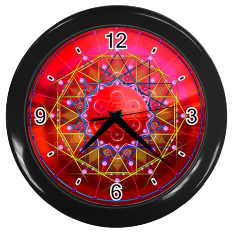 Synchronicity Wall Clock (Black) from ArtsNow.com Front