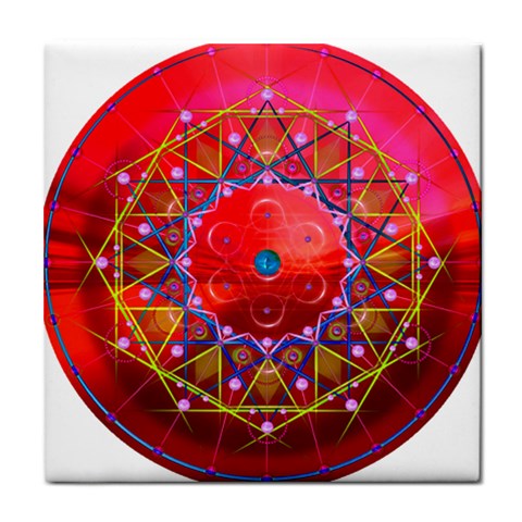 Synchronicity Tile Coaster from ArtsNow.com Front