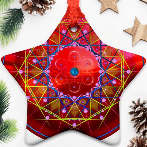 Synchronicity Ornament (Star) from ArtsNow.com Front