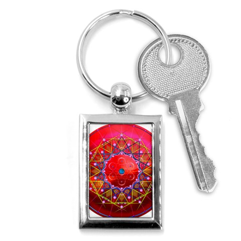 Synchronicity Key Chain (Rectangle) from ArtsNow.com Front