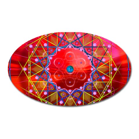 Synchronicity Magnet (Oval) from ArtsNow.com Front