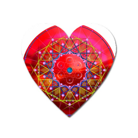 Synchronicity Magnet (Heart) from ArtsNow.com Front