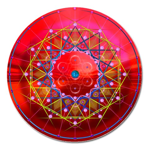 Synchronicity Magnet 5  (Round) from ArtsNow.com Front