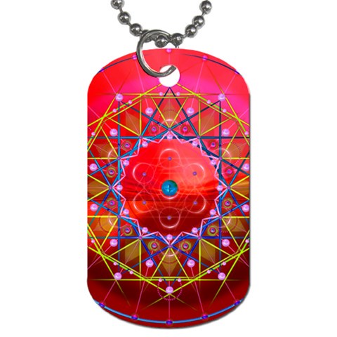 Synchronicity Dog Tag (One Side) from ArtsNow.com Front