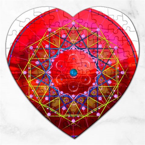 Synchronicity Jigsaw Puzzle (Heart) from ArtsNow.com Front