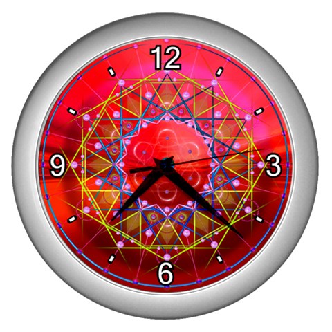 Synchronicity Wall Clock (Silver) from ArtsNow.com Front