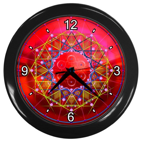 Synchronicity Wall Clock (Black) from ArtsNow.com Front