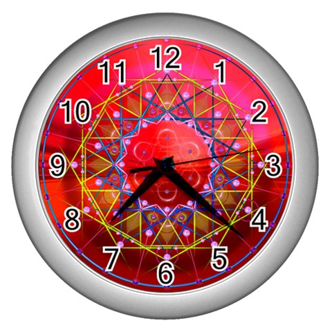 Synchronicity Wall Clock (Silver) from ArtsNow.com Front