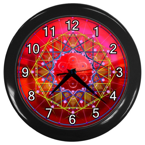 Synchronicity Wall Clock (Black) from ArtsNow.com Front