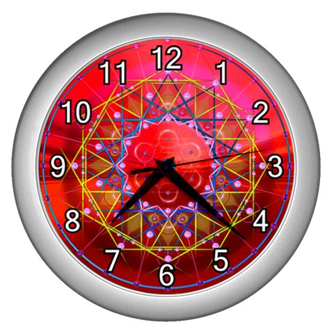 Synchronicity Wall Clock (Silver) from ArtsNow.com Front