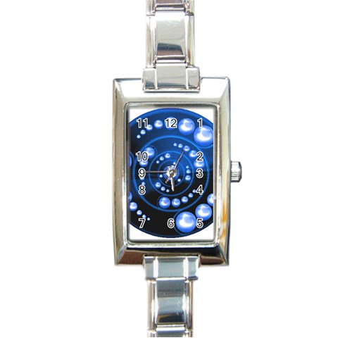 Third Wave Rectangular Italian Charm Watch from ArtsNow.com Front