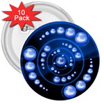 Third Wave 3  Button (10 pack)