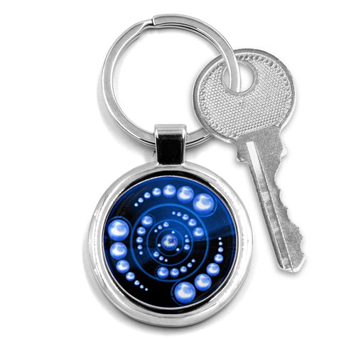 Third Wave Key Chain (Round) from ArtsNow.com Front