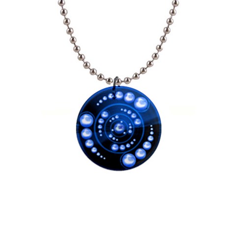 Third Wave 1  Button Necklace from ArtsNow.com Front