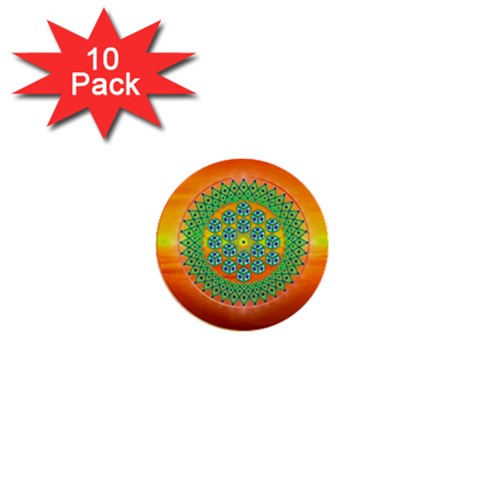 Transcendence 1  Mini Button (10 pack)  from ArtsNow.com Front