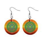 Transcendence 1  Button Earrings