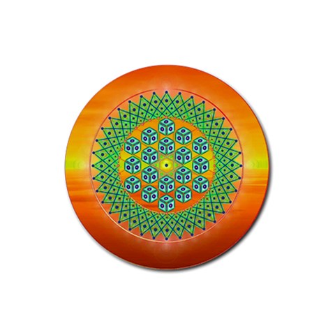 Transcendence Rubber Round Coaster (4 pack) from ArtsNow.com Front