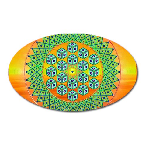 Transcendence Magnet (Oval) from ArtsNow.com Front