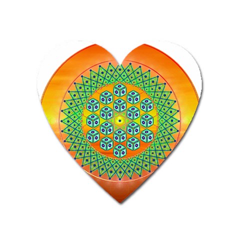 Transcendence Magnet (Heart) from ArtsNow.com Front