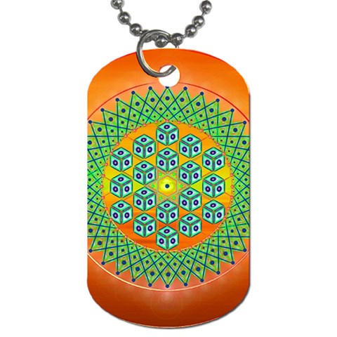 Transcendence Dog Tag (Two Sides) from ArtsNow.com Front