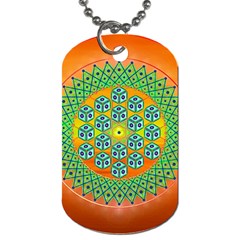 Transcendence Dog Tag (Two Sides) from ArtsNow.com Front