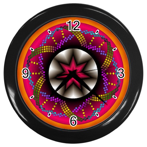 Transformation Wall Clock (Black) from ArtsNow.com Front