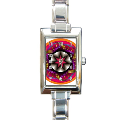 Transformation Rectangular Italian Charm Watch from ArtsNow.com Front